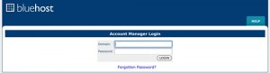 Bluehost.com Dashboard Login