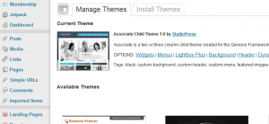 Themes Page