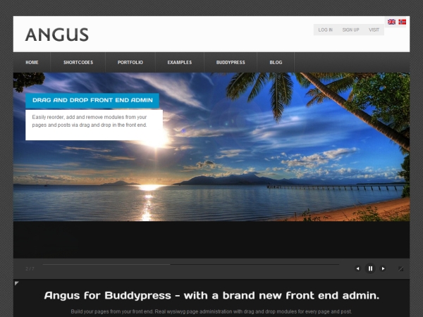 Angus BuddyPress Theme