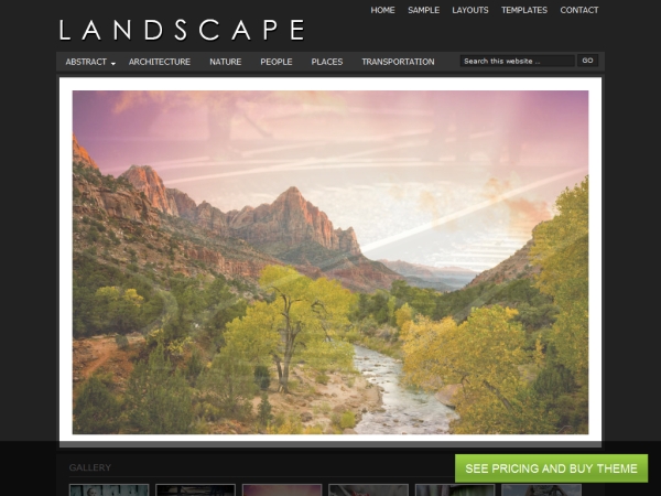 Landscape Portfolio Theme