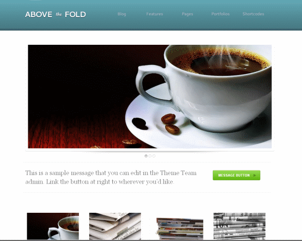 Above the Fold WordPress Theme