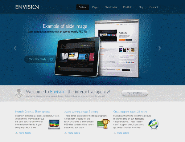 Envision Colorful WordPress Theme