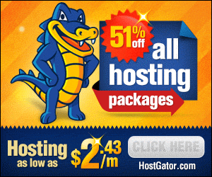 51% off at HostGator Today Only.