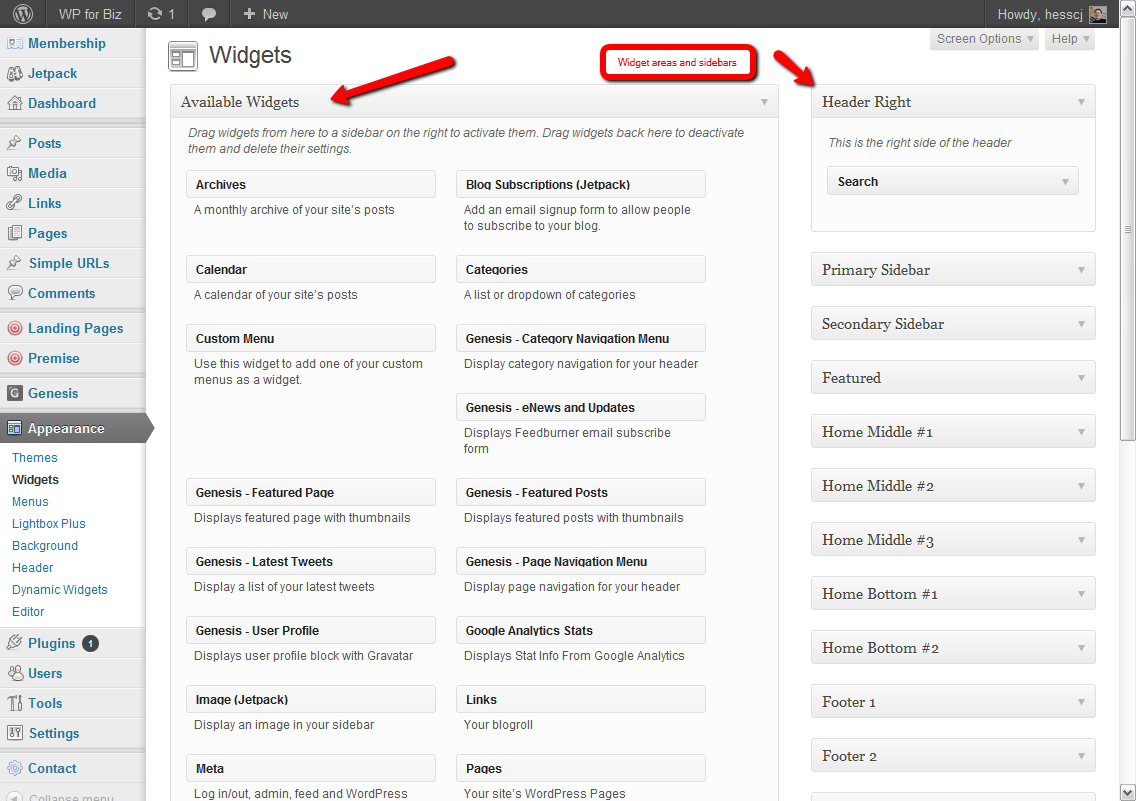 What is a WordPress widget?