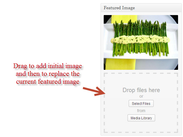 Drag & Drop Featured Image Plugin