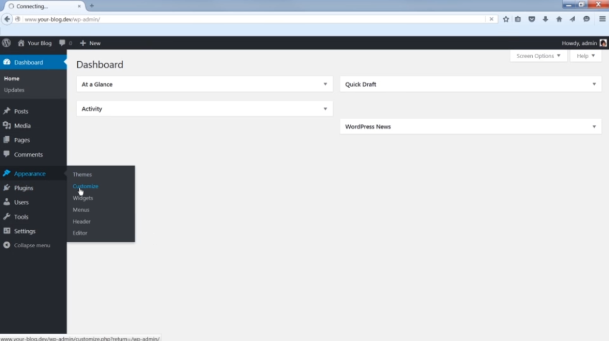 Step By Step Guide: The Customizer