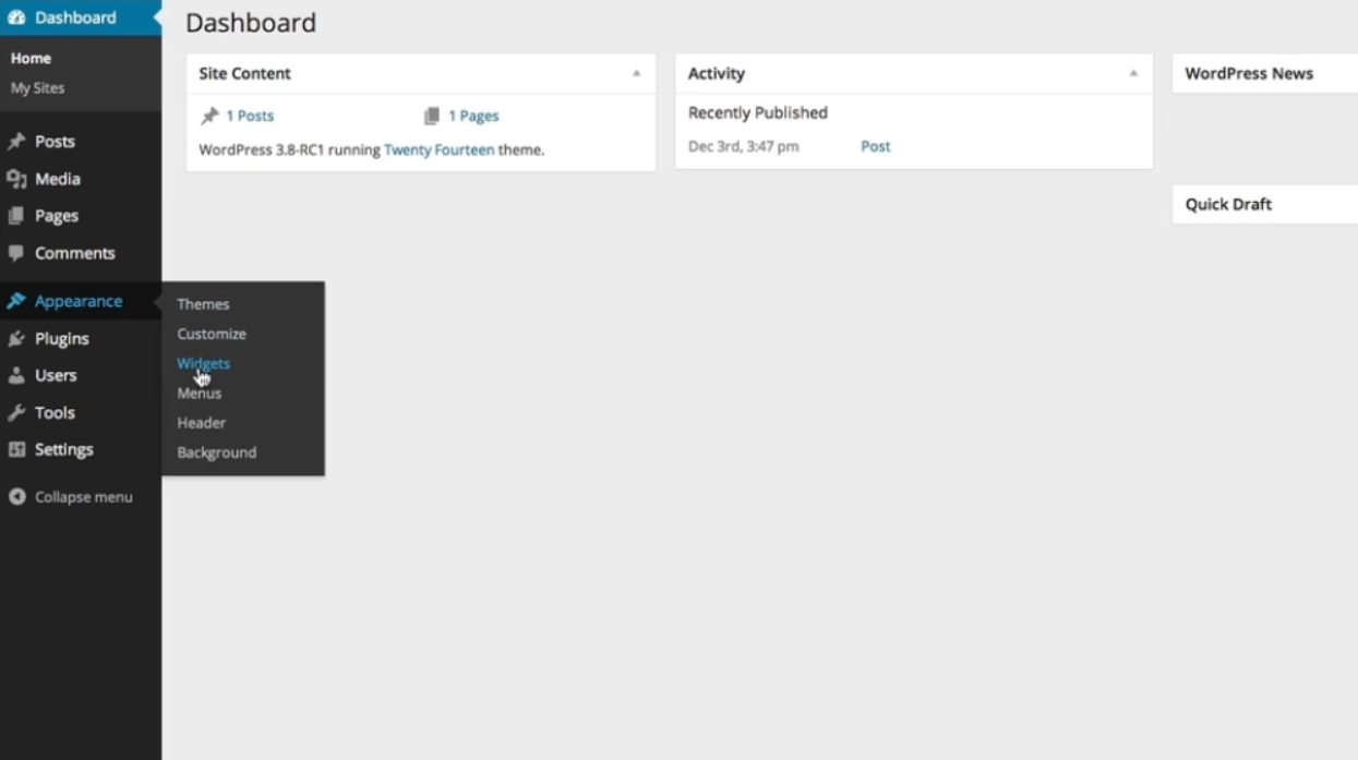 Step By Step Guide: Managing Widgets